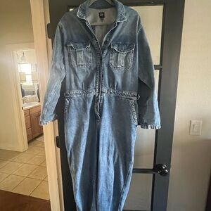 GAP Blue Denim Jumpsuit